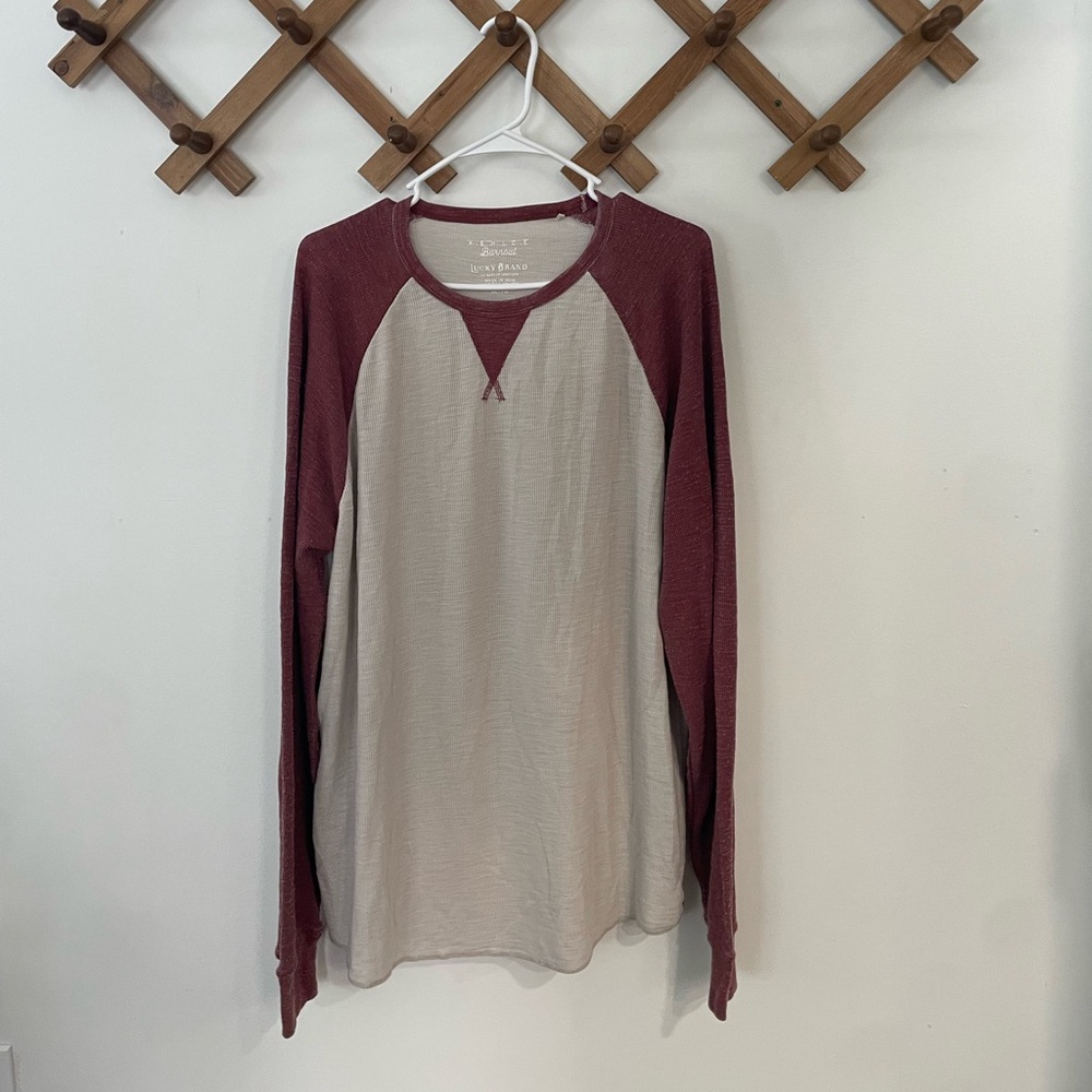 Lucky brand men’s henley long sleeve shirt size XL